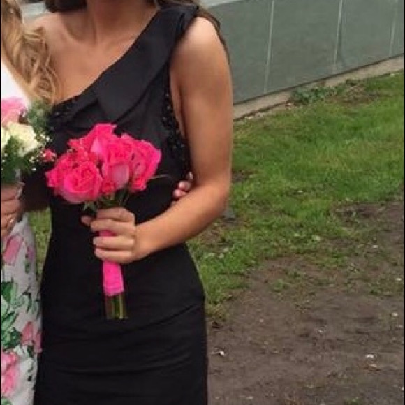 BLACK TIE READY: Black Evening Gown - Picture 3 of 4